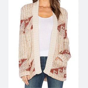 Free People Time and Again pattern cardigan